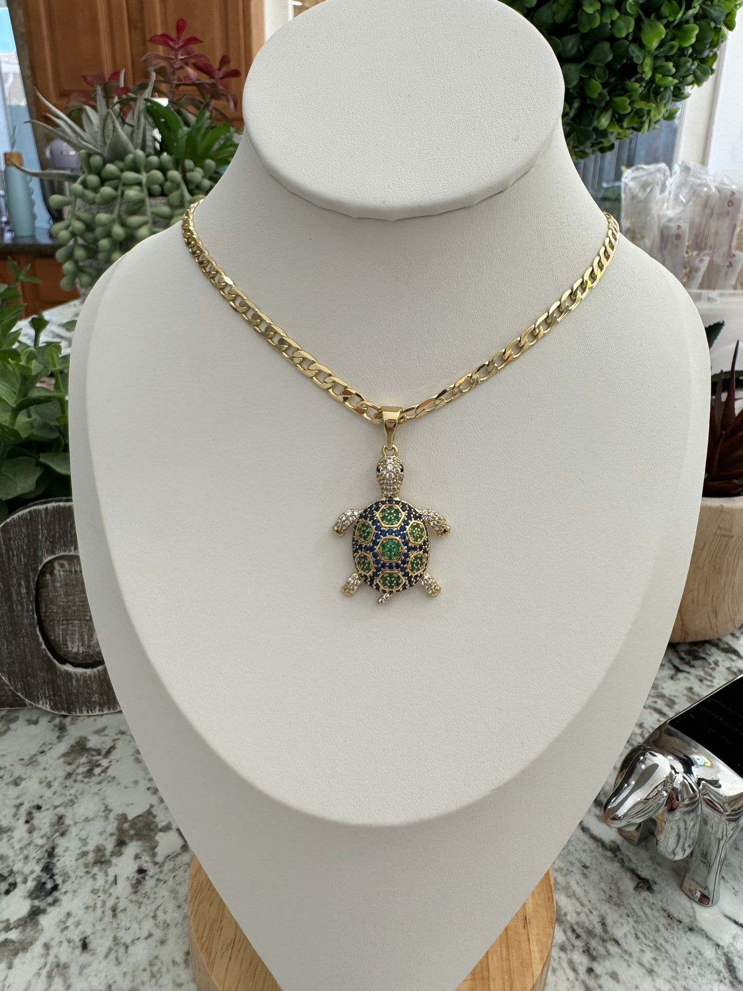 Turtle Pendant Necklace