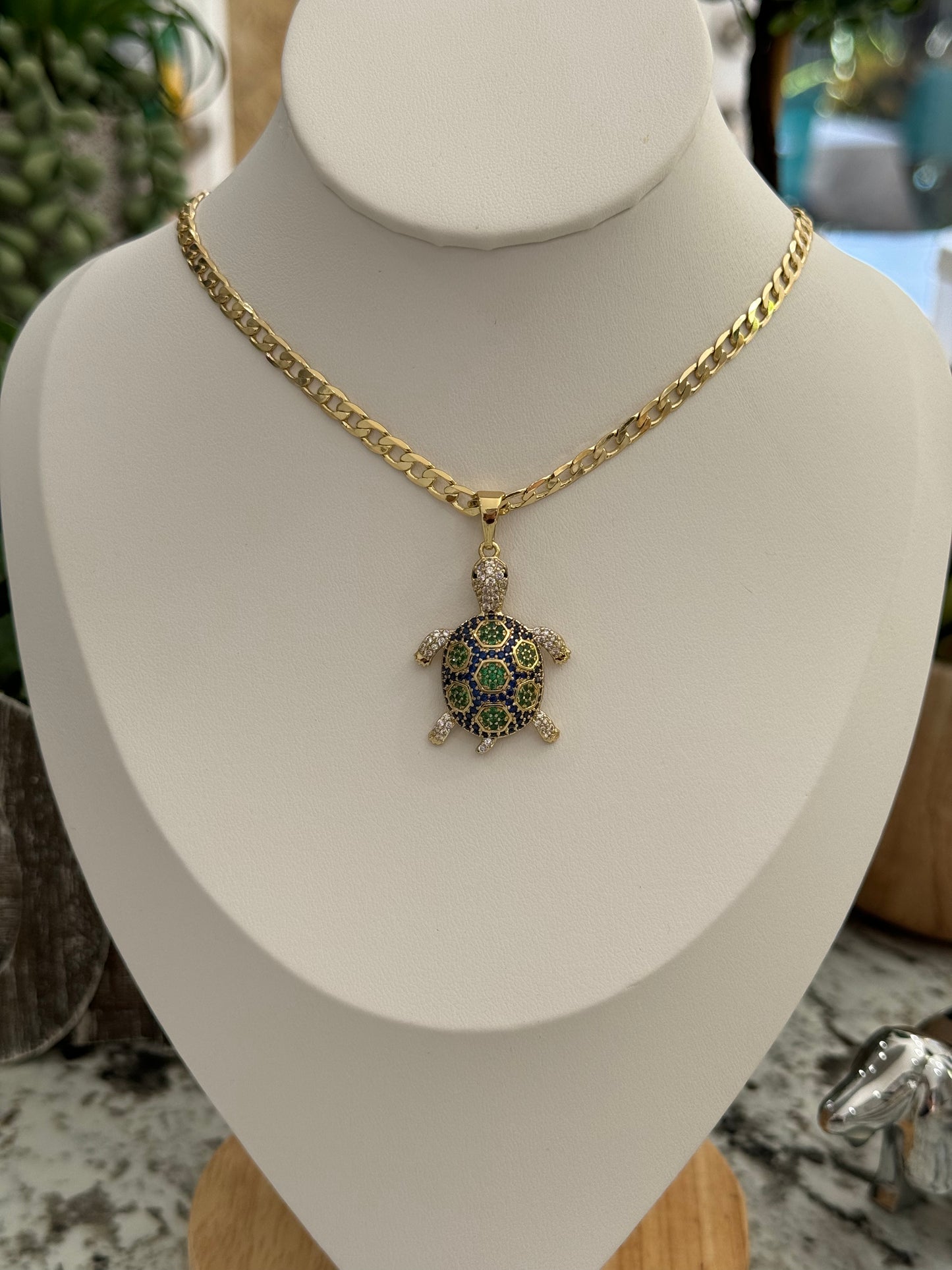 Turtle Pendant Necklace