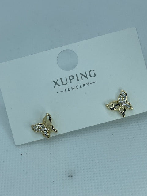 Butterfly ZC Set 14k Gold Plared